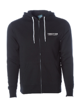 Black Moose Zip-Up Hoodie (Unisex) - Image 2